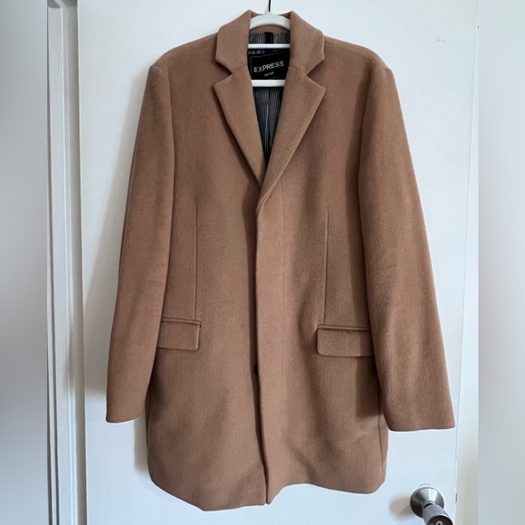 Camel Topcoat by Express - Picture 1 of 4